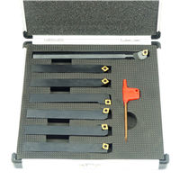 12mm TiN Carbide Indexable Turning Tools 7pcs Set